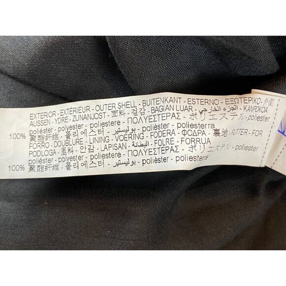 Zara Womens Mini Tied Halter Dress S Black Shiny Velvet Open Back 8909/039 NWT - Picture 9 of 11